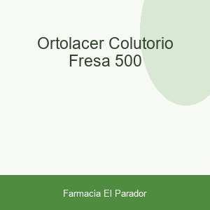 ORTOLACER COLUTORIO FRESA 500