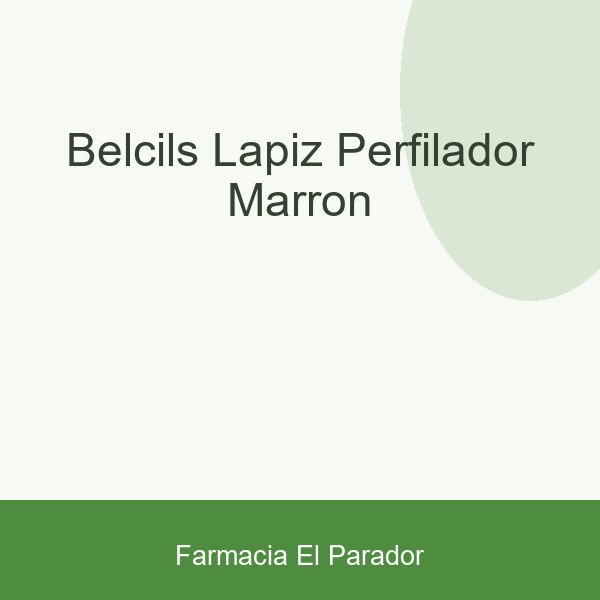 BELCILS LAPIZ PERFILADOR MARRON