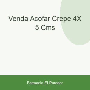 VENDA ACOFAR CREPE  4X 5 CMS