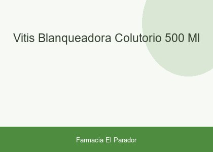 VITIS BLANQUEADORA COLUTORIO 500 ML