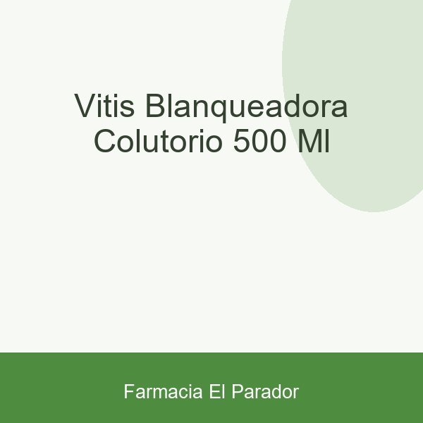 VITIS BLANQUEADORA COLUTORIO 500 ML