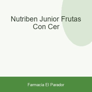 NUTRIBEN JUNIOR FRUTAS CON CER