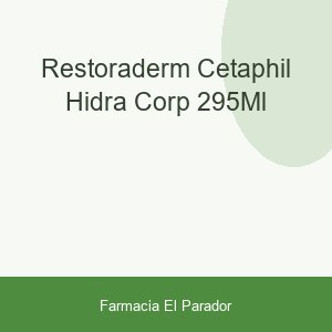RESTORADERM CETAPHIL HIDRA CORP 295ML