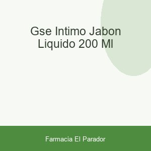 GSE INTIMO JABON LIQUIDO  200 ML