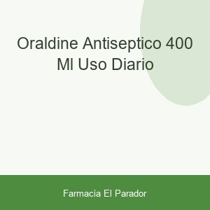 ORALDINE ANTISEPTICO 400 ML USO DIARIO