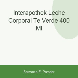 INTERAPOTHEK LECHE CORPORAL TE VERDE  400 ML