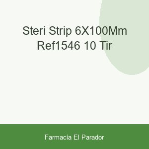 STERI-STRIP 6X100MM REF.1546 10 TIR