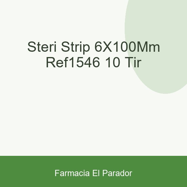 STERI-STRIP 6X100MM REF.1546 10 TIR