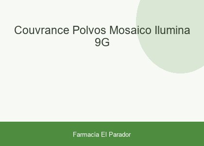 COUVRANCE POLVOS MOSAICO ILUMINA 9G