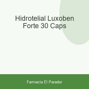 HIDROTELIAL LUXOBEN FORTE  30 CAPS