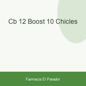 CB 12 BOOST  10 CHICLES