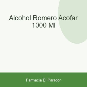 ALCOHOL ROMERO ACOFAR 1000 ML