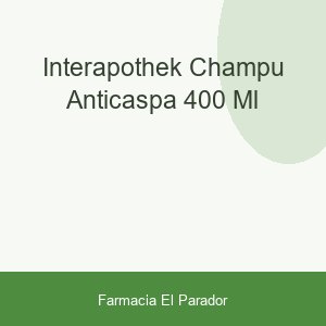 INTERAPOTHEK CHAMPU ANTICASPA  400 ML