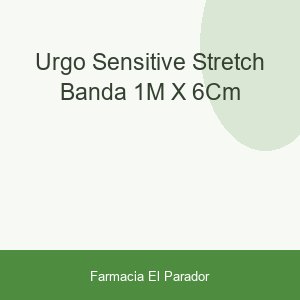 URGO SENSITIVE STRETCH BANDA 1M X 6CM