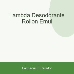 LAMBDA DESODORANTE ROLLON EMUL