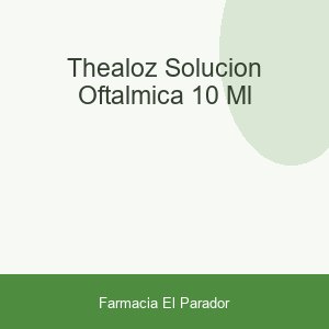 THEALOZ SOLUCION OFTALMICA 10 ML
