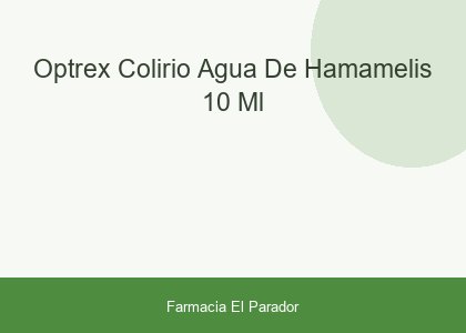 OPTREX COLIRIO AGUA DE HAMAMELIS  10 ML