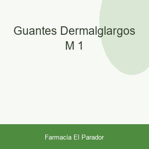 GUANTES DERM.ALG.LARGOS M-1