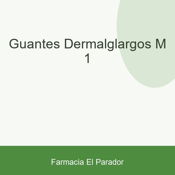 GUANTES DERM.ALG.LARGOS M-1