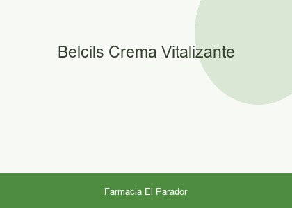 BELCILS CREMA VITALIZANTE