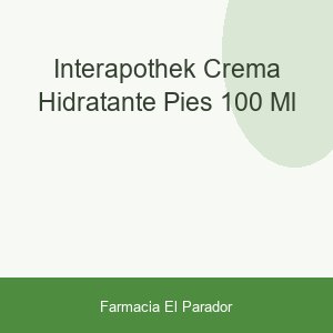 Interapothek Crema Hidratante Pies 100 Ml