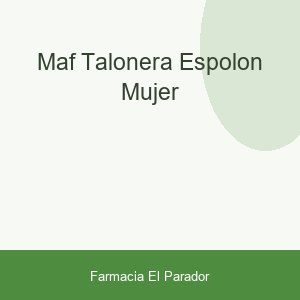 Maf Talonera Espolon Mujer