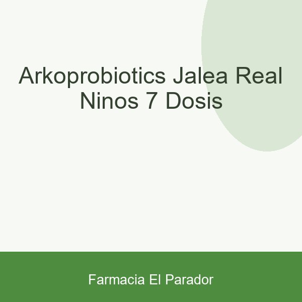 Arkoprobiotics Jalea Real Niños 7 Dosis
