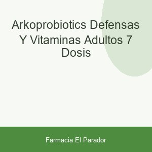 Arkoprobiotics Defensas y Vitaminas Adultos 7 Dosis