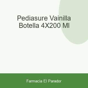 Pediasure Vainilla Botella 4x200 Ml