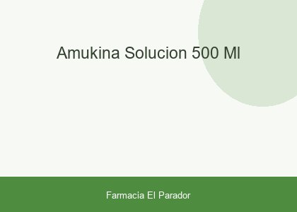 Amukina Solucion 500 Ml