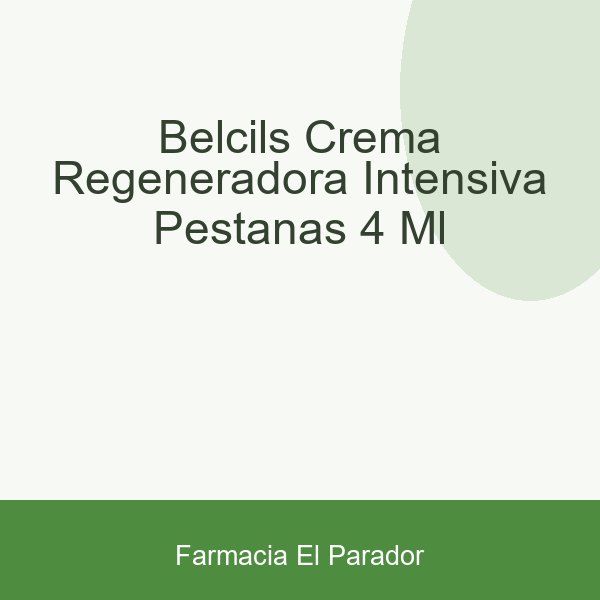 Belcils Crema Regeneradora Intensiva Pestañas 4 ml