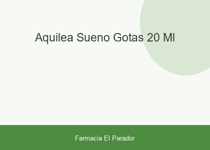 Aquilea Sueño Gotas 20 ml