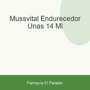 Mussvital Endurecedor Uñas 14 Ml
