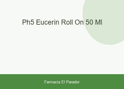 Ph5 Eucerin Roll-on 50 Ml