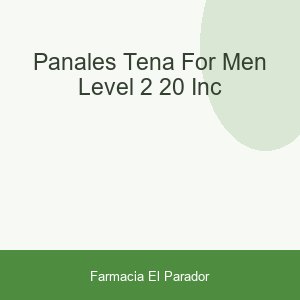 Pañales Tena For Men Level 2 20 Inc