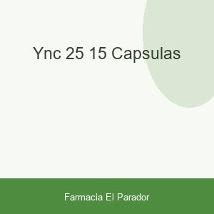 Ync 25 15 Capsulas