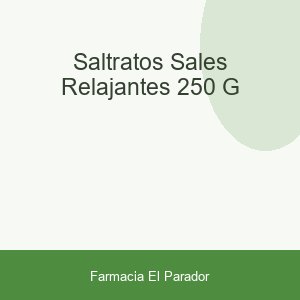 Saltratos Sales Relajantes 250 G