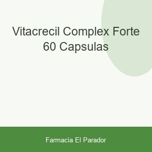 Vitacrecil Complex Forte 60 Capsulas