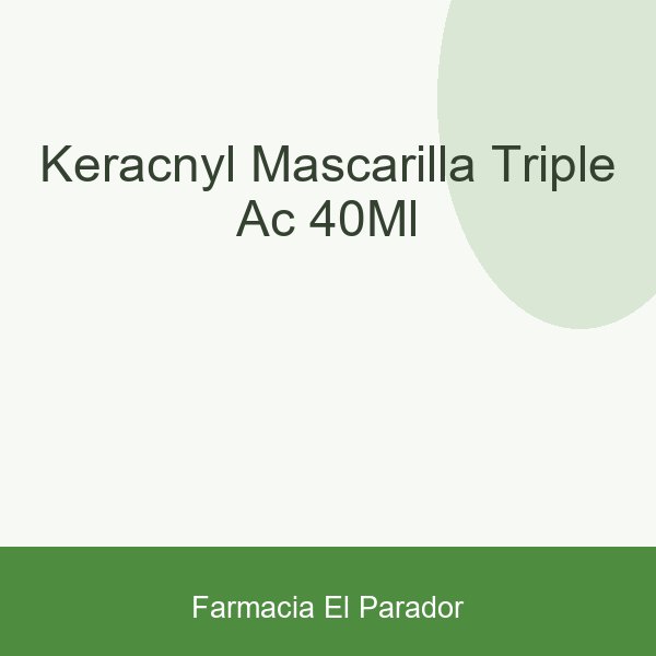 Keracnyl Mascarilla Triple Ac. 40ml