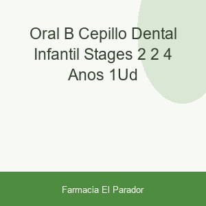 Oral-b Cepillo Dental Infantil Stages 2 2-4 Años 1ud