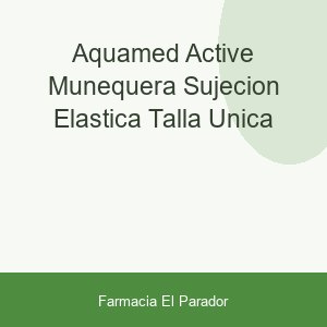 Aquamed Active Muñequera Sujeción Elástica Talla Única
