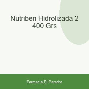 Nutriben Hidrolizada 2 400 Grs