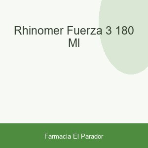Rhinomer Fuerza 3 180 Ml