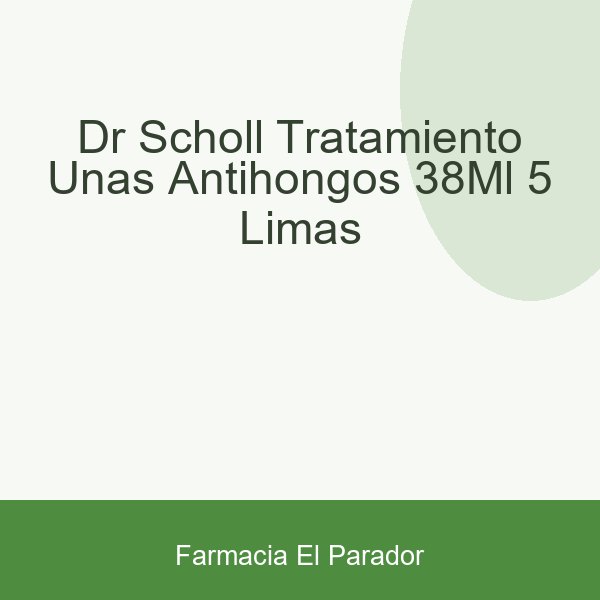 Dr. Scholl Tratamiento Uñas Antihongos 3,8ml + 5 Limas