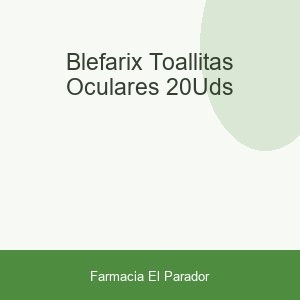 Blefarix Toallitas Oculares 20uds