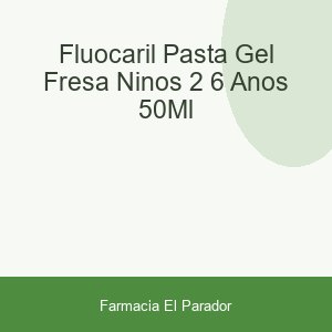 Fluocaril Pasta Gel Fresa Niños 2-6 Años 50ml