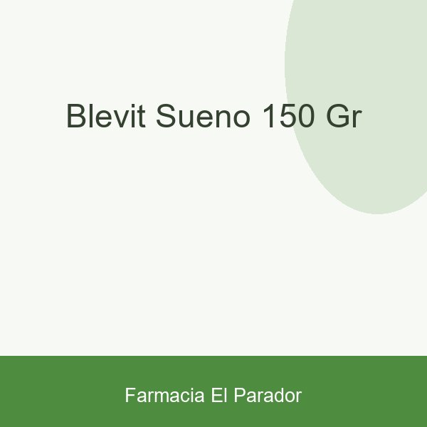 Blevit Sueño 150 gr