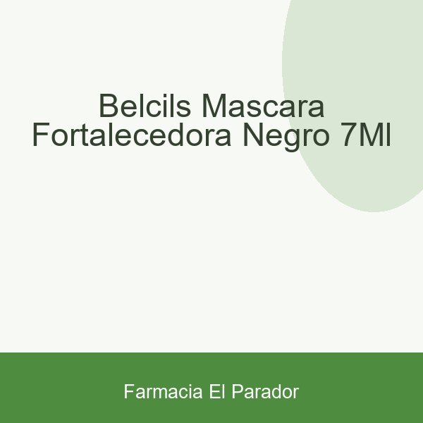 Belcils Máscara Fortalecedora Negro 7ml