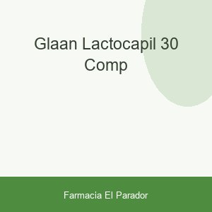 Glaan Lactocapil 30 Comp