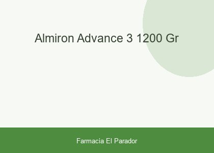 Almirón Advance 3 1200 gr